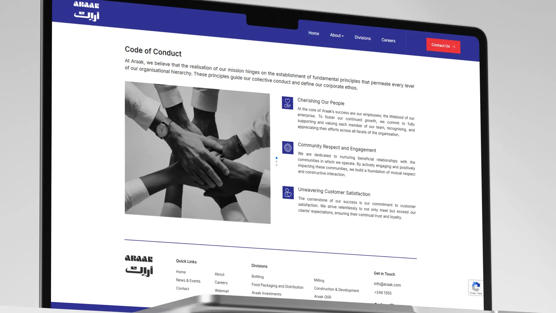 Araak banner- Tequila web design company dubai