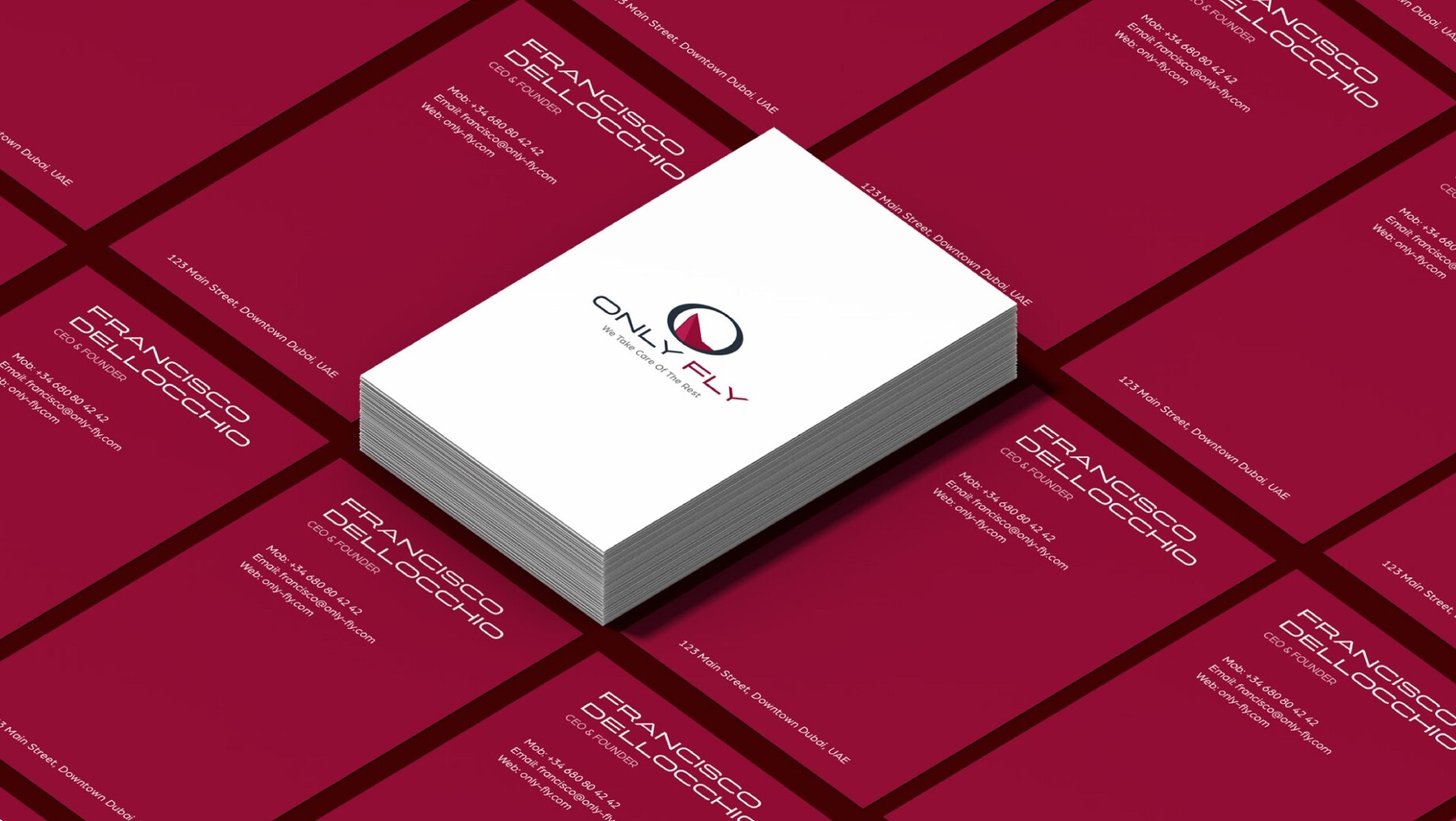 minimalist website design UAE