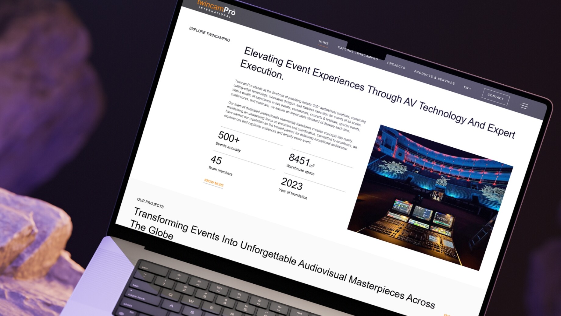 TCP with Tequila best web design company Dubai