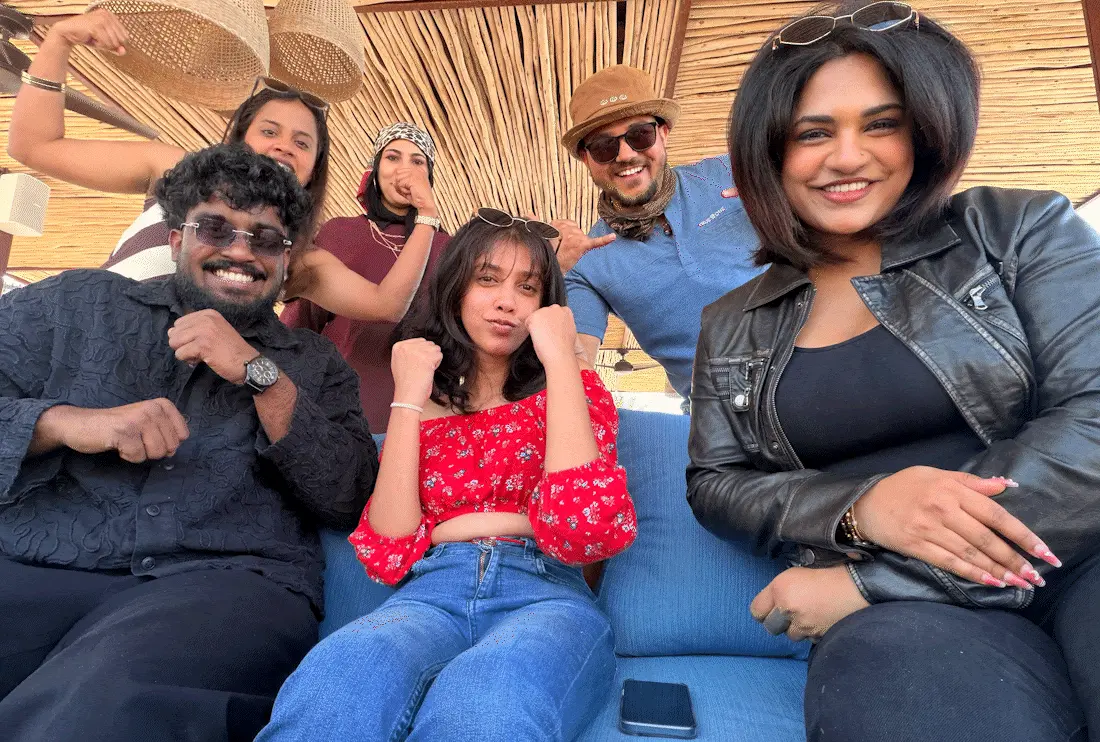 Team Tequila at office lunch